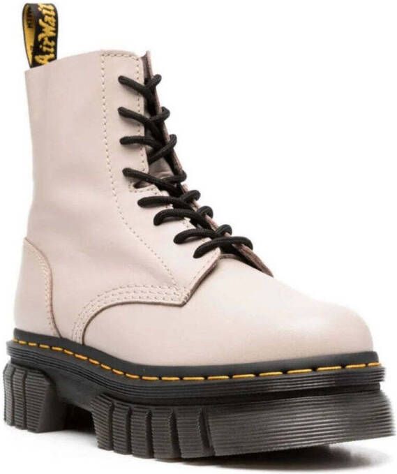 Dr. Martens Taupe Platform Veterschoenen voor Dames Beige Dames - Foto 4