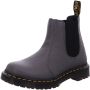 Dr. Martens 2976 Gunmetal Virginia Laars grijs Leer Dames Basics Casual wear - Thumbnail 2