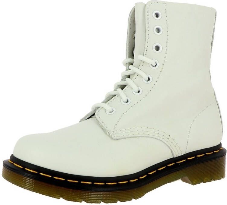 Dr Martens Dr. Martens 1460 PASCAL OPTICAL WHITE VIRA Volwassenen VeterlaarzenHalf hoge schoenen Kleur Wit beige - Foto 5