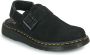 Dr. Martens Suède Unisex Sandalen Lente Zomer Collectie Black - Thumbnail 4