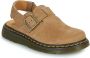 Dr. Martens Patchwork Leren Sandalen met Riptape Straps Beige - Thumbnail 6