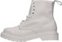 Dr Martens Dr. Martens 1460 PASCAL MONO OPTICAL WHITE Volwassenen VeterlaarzenHalf hoge schoenenPopulaire damesschoenen Kleur Wit beige - Thumbnail 2