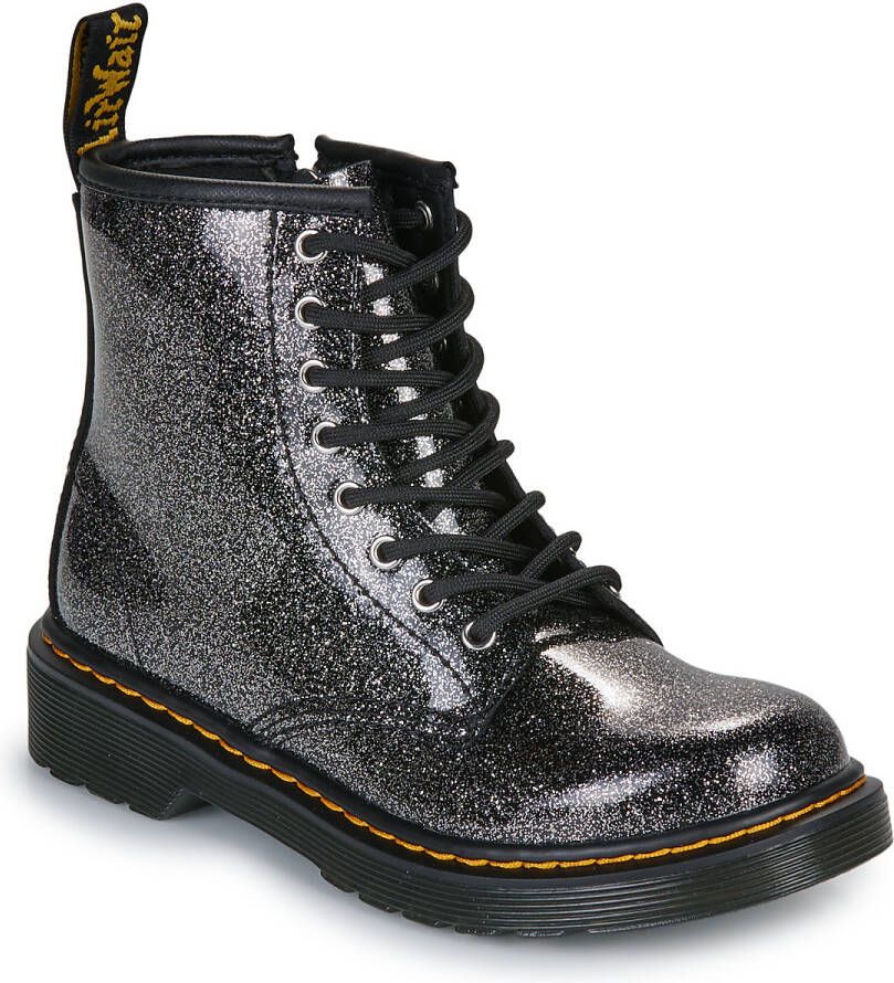 Dr. Martens Laarzen 1460 J Black Silver Nebula Glitter