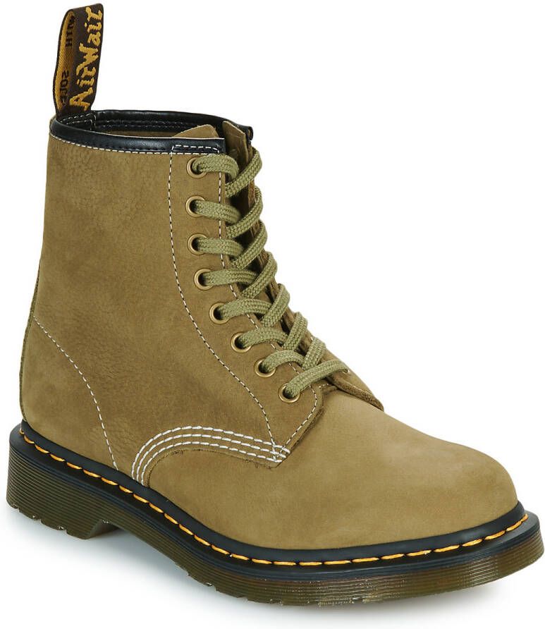 Dr. Martens Laarzen 1460 Muted Olive Tumbled Nubuck+E.H.Suede