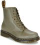 Dr. Martens Carrara Leren Enkellaarzen Green Heren - Thumbnail 2