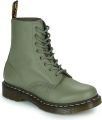 Dr. Martens Comfortabele Leren Laarzen Green Dames - Groen