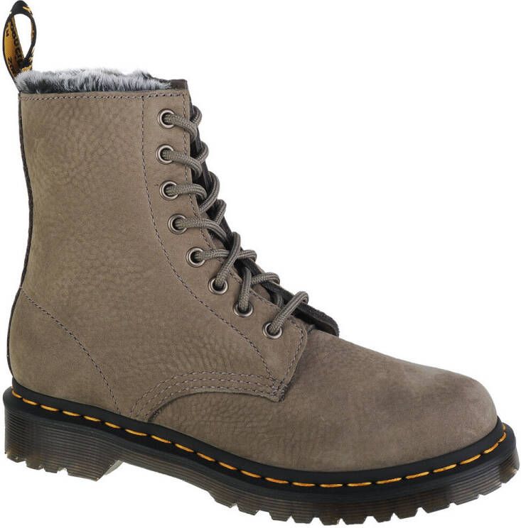 Dr martens 1460 Serena Milled Nubuck WP Grijs Nubuck Veterboots Dames - Foto 2