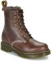Dr. Martens Laarzen 1460 SERENA DARK BROWN CLASSIC PULL UP - Thumbnail 2