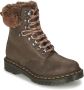 Dr. Martens Bruine Serena Collar Enkellaarzen Brown Dames - Thumbnail 2