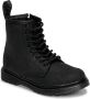 Dr Martens 1460 Serena Mono Black Boots biker-boots - Thumbnail 2