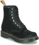 Dr. Martens Verpletterd Fluweel Vegan Enkellaarzen Black Dames - Thumbnail 2