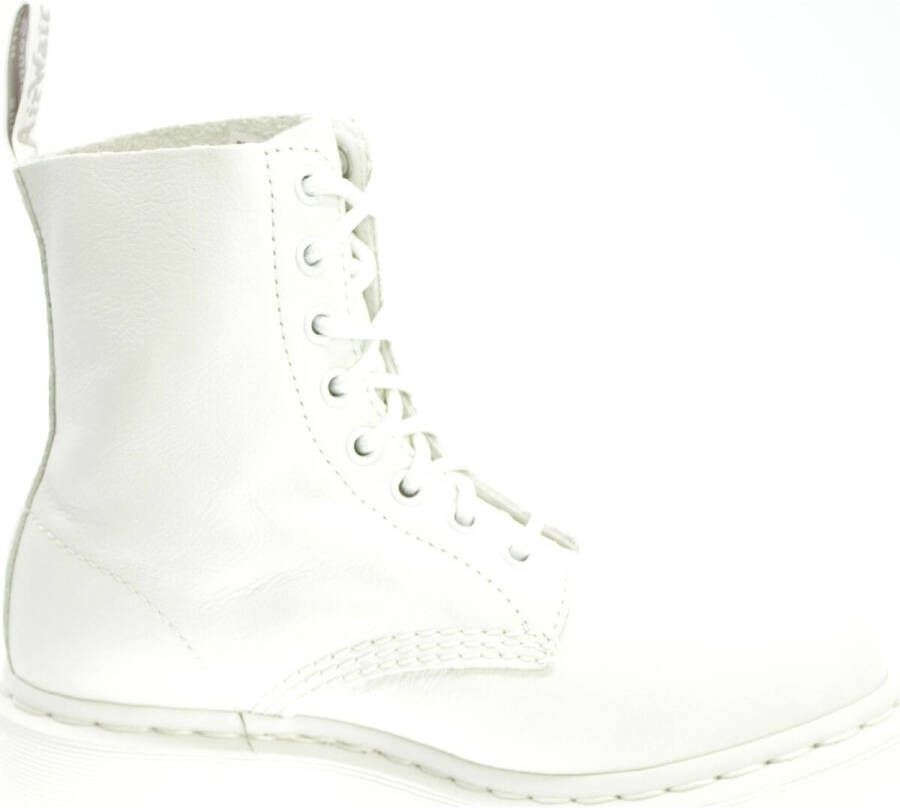 Dr Martens Dr. Martens 1460 PASCAL MONO OPTICAL WHITE Volwassenen VeterlaarzenHalf hoge schoenenPopulaire damesschoenen Kleur Wit beige - Foto 13