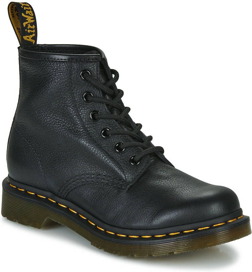 Dr martens 2976 Black Virginia Zwart Leer Chelsea boots Dames