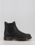 Dr. Martens Zwarte leren enkellaarzen met elastische sluiting Black - Thumbnail 4