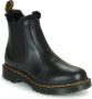 Dr. Martens Dames Leren Laarzen Zwart Leonore Black Dames - Thumbnail 2