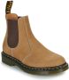 Dr martens Dr. Martens 2976 Savannah Tan Beige Nubuck Chelsea boots Unisex - Thumbnail 2