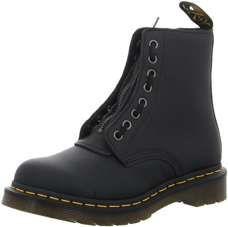 Dr Martens Dr. martens 1460 Pascal Front Zip Dames Veterboots Mat Zwart - Foto 4