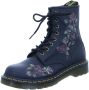 Dr. Martens 1460~BLACK~~~~~~~~~~~~~~~~~~~~ Hoge sneakersVeterlaarzenDames veterschoenenDames sneakersHalf-hoge schoenen Zwart - Thumbnail 2