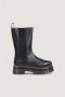 Dr. Martens Zwarte Leren Laarzen met Elastische Inzetstukken Black Dames - Thumbnail 3
