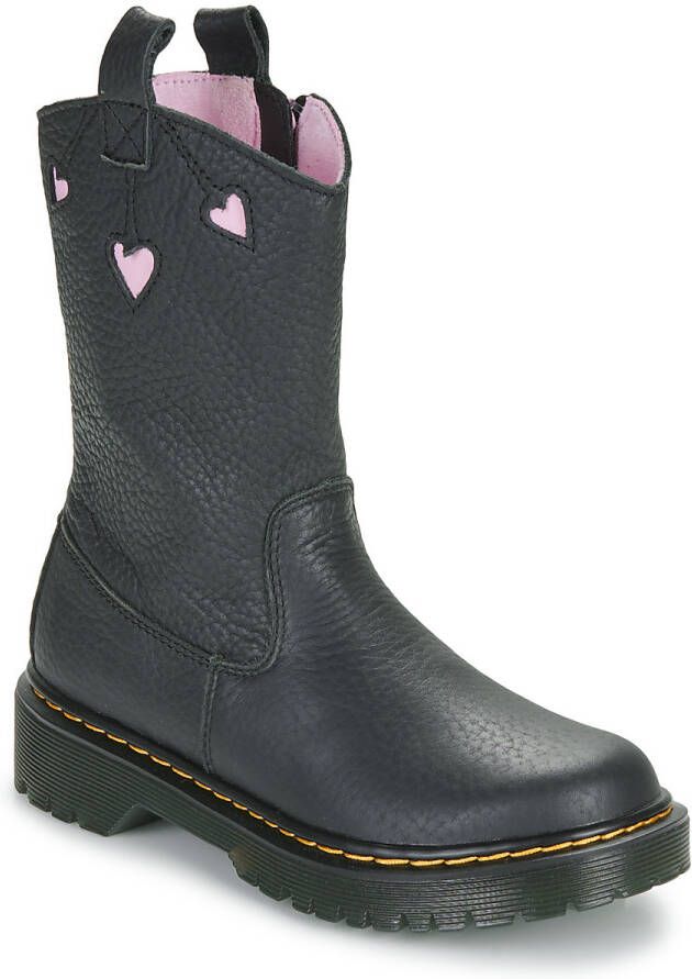 Dr. Martens Bex Heart P-O Boot J leren enkellaarzen zwart lila