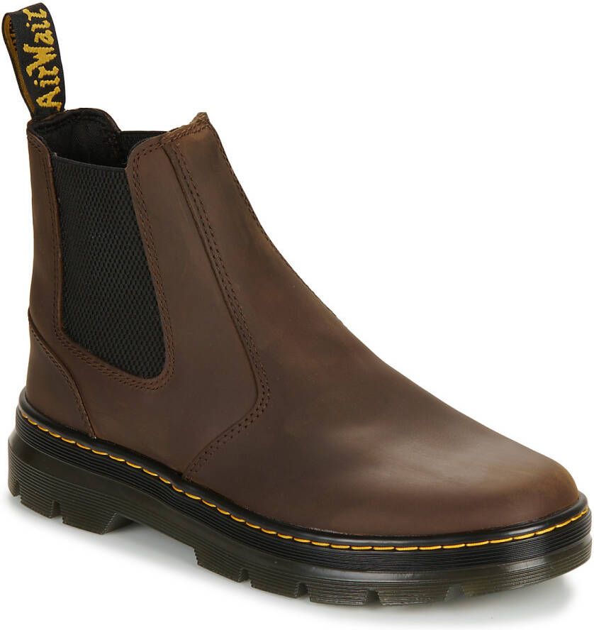 Dr martens Embury Dark Brown Crazy Horse Bruin Leer Chelsea boots Unisex - Foto 10