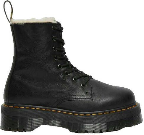 Dr. Martens 1490 BLACK VIRGINIA Hoge sneakersVeterlaarzenHoge sneakersVeterboots s veterschoenen s sneakersVrije tijd half-hoogHalf-hoge schoenen veterschoen sneakers Zwart - Foto 7