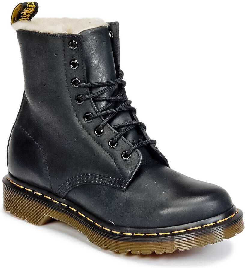 Dr. Martens 1460 SERENA Hoge sneakersVeterbootsDames veterschoenenDames sneakersHalf-hoge schoenen Zwart - Foto 8