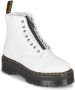 Dr Martens Sinclair Nappa Milled Nappa Leather Platform Boots Dr. Martens Wit Dames - Thumbnail 4