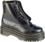 Dr martens Sinclair FL Black Buttero Zwart Lakleer Biker boots Dames - Thumbnail 3