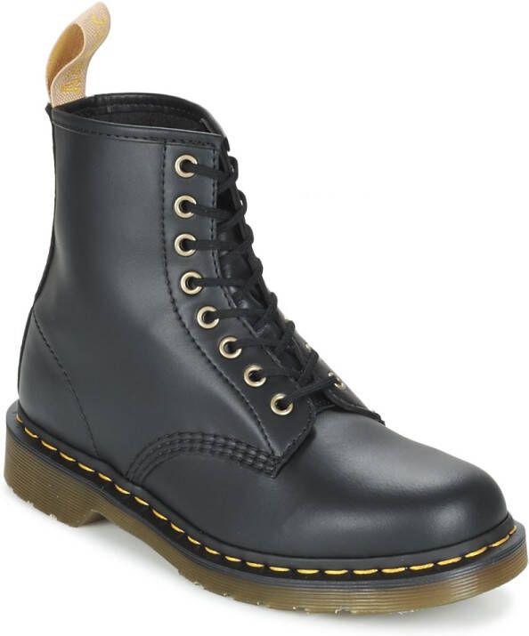 Dr. Martens Laarzen VEGAN 1460 BLACK FELIX RUB OFF