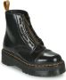 Dr. Martens Vegan Enkellaarzen met Glanzende Afwerking Black Dames - Thumbnail 2