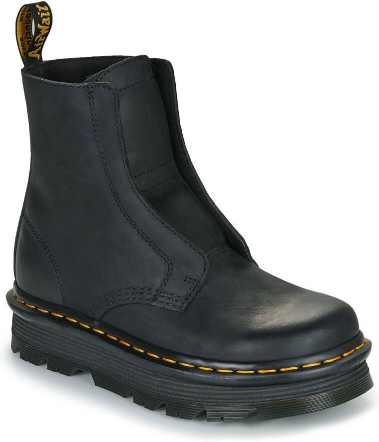 Dr. Martens Laarzen ZebZag Lace Less Laceless Boot Black Wyoming