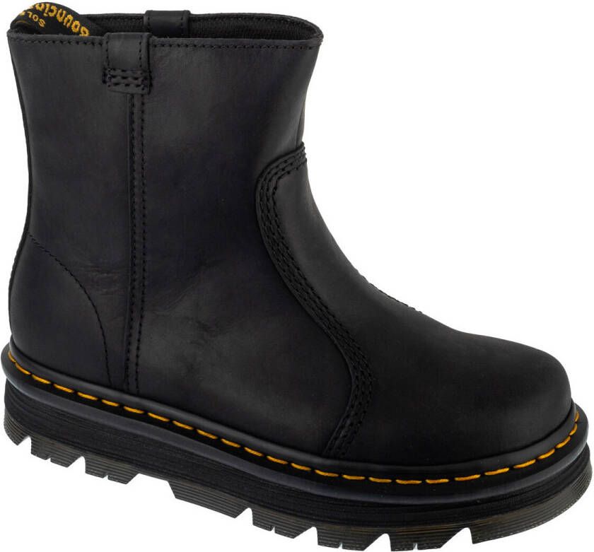 Dr. Martens ZebZag Rigger leren enkelboots Black Wyoming - Foto 8