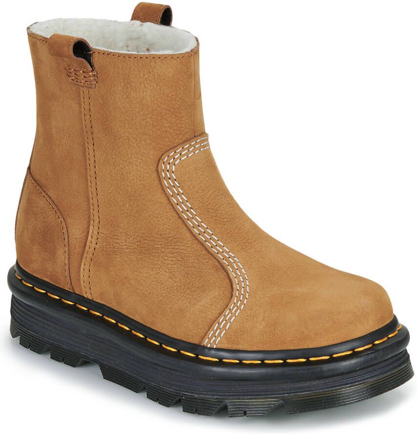 Dr. Martens Laarzen ZebZag Rigger WL Rigger Boot Desert Brown Milled Nubuck WP