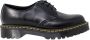 Dr. Martens 1461 Quad Smooth Leather Platform Schoenen Zwart Gepolijst Glad Black Dames - Thumbnail 79