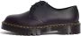 Dr. Martens 1461 Quad Smooth Leather Platform Schoenen Zwart Gepolijst Glad Black Dames - Thumbnail 80