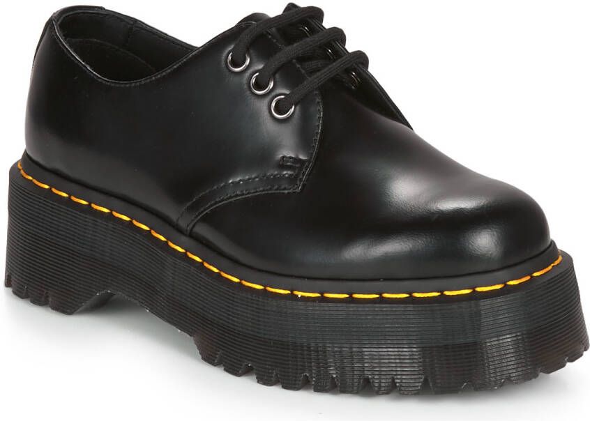 Dr. Martens Nette schoenen 1461 QUAD BLACK POLISHED SMOOTH