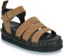 Dr martens Dr. Martens Blaire savannah tan Beige Nubuck Platte sandalen Dames - Thumbnail 6