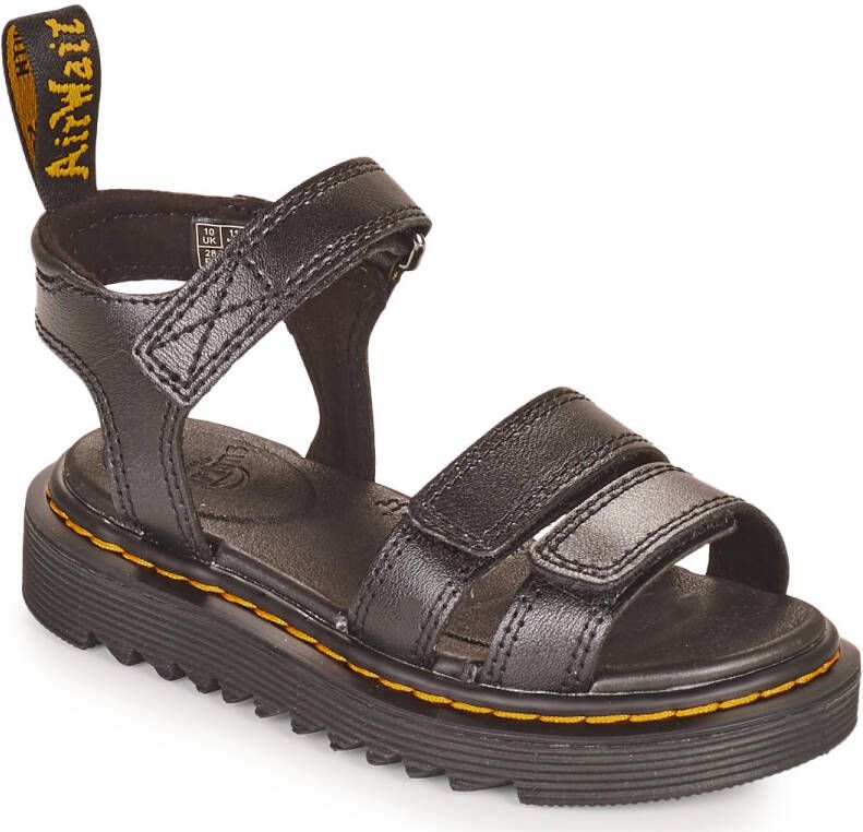Dr. Martens Klaire J Black T Lamper leren sandalen zwart Meisjes Leer Effen 30 - Foto 10