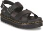 Dr. Martens Stijlvolle Platte Sandalen voor Vrouwen Black Dames - Thumbnail 3