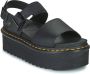 Dr Martens Dr Martens Voss Quad platform sandaal van leer - Thumbnail 2