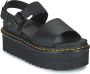 Dr Martens Voss Quad Platform Sandals Dr. Martens Zwart Dames - Thumbnail 2