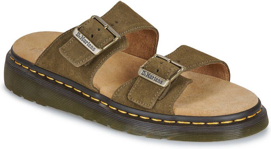 Dr. Martens Slippers Josef DMs Olive Bronx Suede