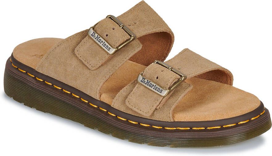 Dr. Martens Slippers Josef Savannah Tan Bronx Suede