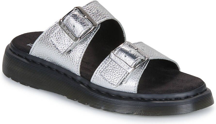 Dr. Martens Slippers Josef Slide Silver Metallic Tumble