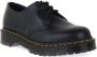 Dr. Martens 1461 Quad Smooth Leather Platform Schoenen Zwart Gepolijst Glad Black Dames - Thumbnail 81
