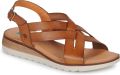 Dream in Green Sandalen met sleehak GALYA - Bruin