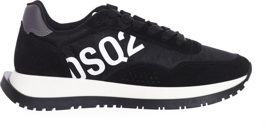 Dsquared2 Stijlvolle Lace-Up Low Top Sneakers Black Dames - Foto 2