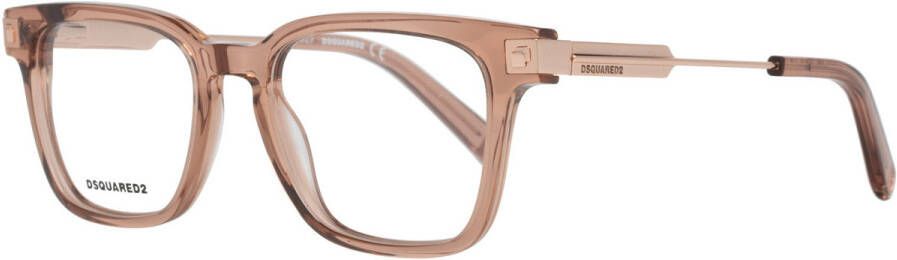 Dsquared Schoenaccessoires Unisex roze optische monturen van