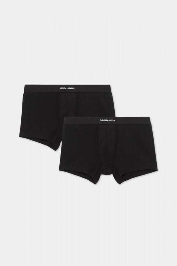 Dsquared Teenslippers DCX210070 TWIN 2PACK TRUNK-001 BLACK